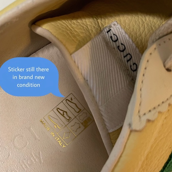COPY - Gucci Webbing Sneakers *worn twice *with box, dust bag and extra laces! - Picture 4 of 7